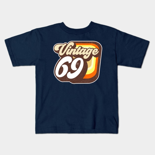 Vintage 1979 Birthday Logo Kids T-Shirt by Styleuniversal